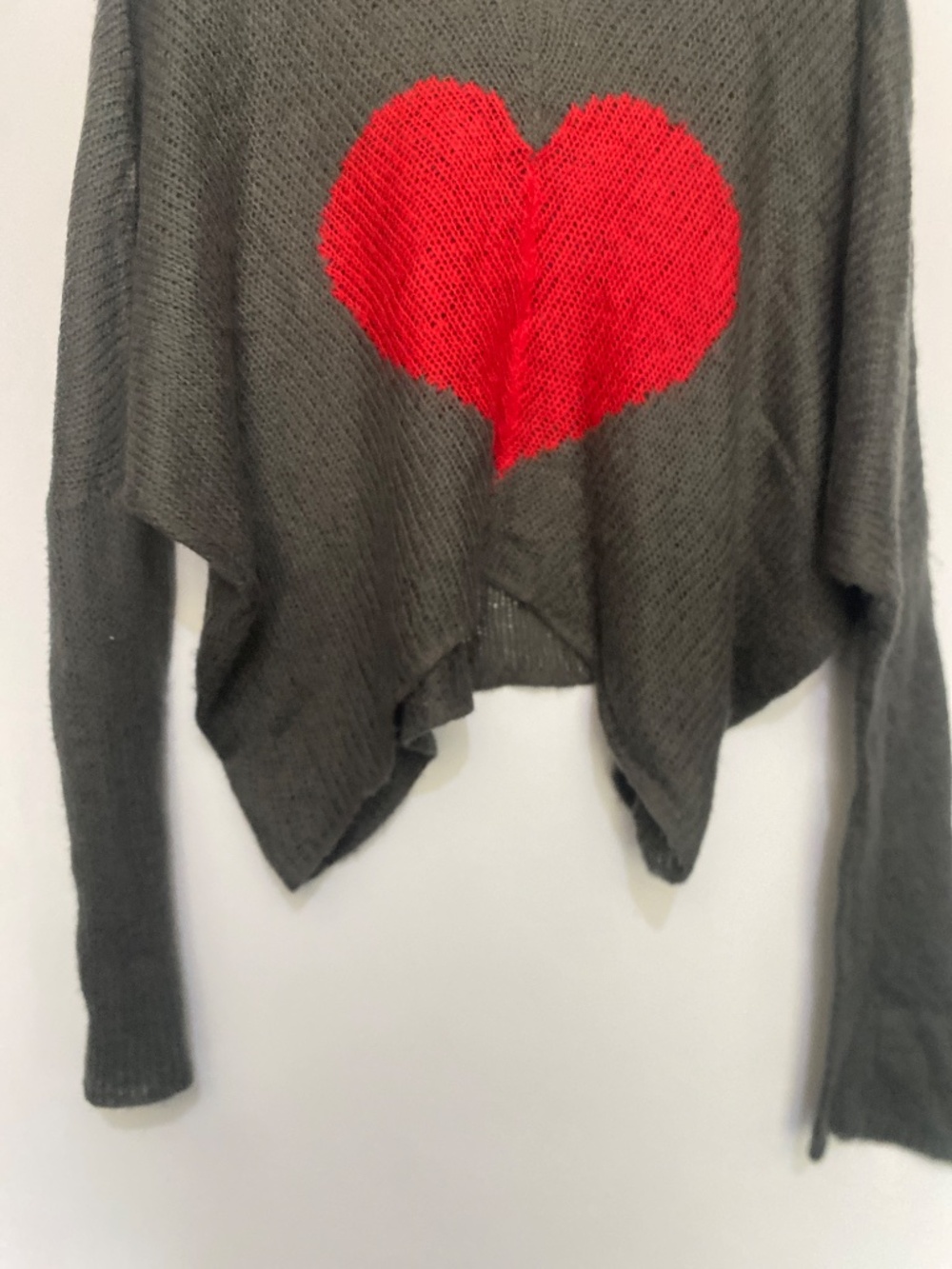 Wooden Ships M/L Heart Knit Sweater - Picture 6 of 10